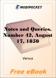 Notes and Queries, Number 42, August 17, 1850 for MobiPocket Reader