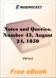 Notes and Queries, Number 43, August 24, 1850 for MobiPocket Reader