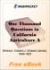 One Thousand Questions in California Agriculture Answered for MobiPocket Reader