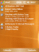 Orange Dream SPH Theme for Pocket PC