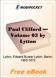 Paul Clifford, Volume 3 for MobiPocket Reader