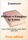 Pelham - Complete for MobiPocket Reader