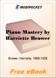 Piano Mastery for MobiPocket Reader
