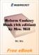 Reform Cookery Book for MobiPocket Reader