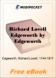 Richard Lovell Edgeworth for MobiPocket Reader