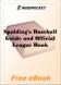 Spalding's Baseball Guide and Official League Book for 1889 for MobiPocket Reader