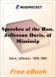 Speeches of the Hon. Jefferson Davis, of Mississippi for MobiPocket Reader