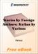 Stories by Foreign Authors: Italian for MobiPocket Reader