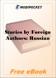 Stories by Foreign Authors: Russian for MobiPocket Reader
