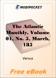 The Atlantic Monthly, Volume 01, No. 5, March, 1858 for MobiPocket Reader