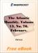 The Atlantic Monthly, Volume 13, No. 76, February, 1864 for MobiPocket Reader