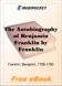 The Autobiography of Benjamin Franklin for MobiPocket Reader