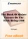 The Book Of Quinte Essence Or The Fifth Being (1889) for MobiPocket Reader