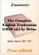 The Complete English Tradesman for MobiPocket Reader