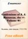 The Confessions of J. J. Rousseau - Volume 01 for MobiPocket Reader