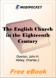 The English Church in the Eighteenth Century for MobiPocket Reader