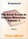 The Great Events by Famous Historians, Volume 4 for MobiPocket Reader