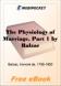 The Physiology of Marriage, Part 1 for MobiPocket Reader