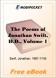 The Poems of Jonathan Swift, Volume 1 for MobiPocket Reader