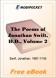 The Poems of Jonathan Swift, Volume 2 for MobiPocket Reader
