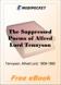 The Suppressed Poems of Alfred Lord Tennyson for MobiPocket Reader