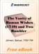 The Vanity of Human Wishes (1749) and Two Rambler papers (1750) for MobiPocket Reader