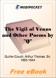 The Vigil of Venus and Other Poems by Q for MobiPocket Reader