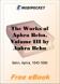The Works of Aphra Behn, Volume III for MobiPocket Reader