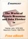 The Works of Francis Beaumont and John Fletcher in Ten Volumes Volume I for MobiPocket Reader