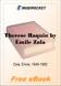 Therese Raquin for MobiPocket Reader