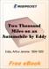 Two Thousand Miles on an Automobile for MobiPocket Reader