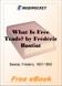What Is Free Trade? for MobiPocket Reader