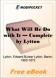 What Will He Do with It - Complete for MobiPocket Reader