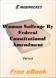 Woman Suffrage By Federal Constitutional Amendment for MobiPocket Reader