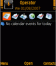Black and Orange Theme Includes Free Analog Clock Screensaver
