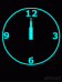 Blue Clock Screensaver