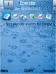 Blue Rainy Theme Includes Free Digital Clock Screensaver