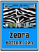 Zebra in Blue Bottom Zen 8300/Curve Theme