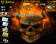 8100 Blackberry ZEN Theme: Burning Skull