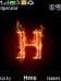 Fire Letter H