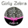 Girly Zebra Keyboard