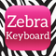 Keyboard Backgraund Zebra