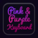 Keyboard Pink And Purple