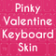 Pink Valentine keyboard Skin