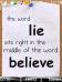Lie
