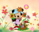 Minnie e flores