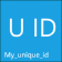 My unique ID