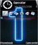 Neon Blue No. 1 Theme Free Flash Lite Screensaver