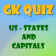Quiz - US States and Capitals