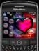 Animated 4th of July Heart Theme for BlackBerry 9500 Storm